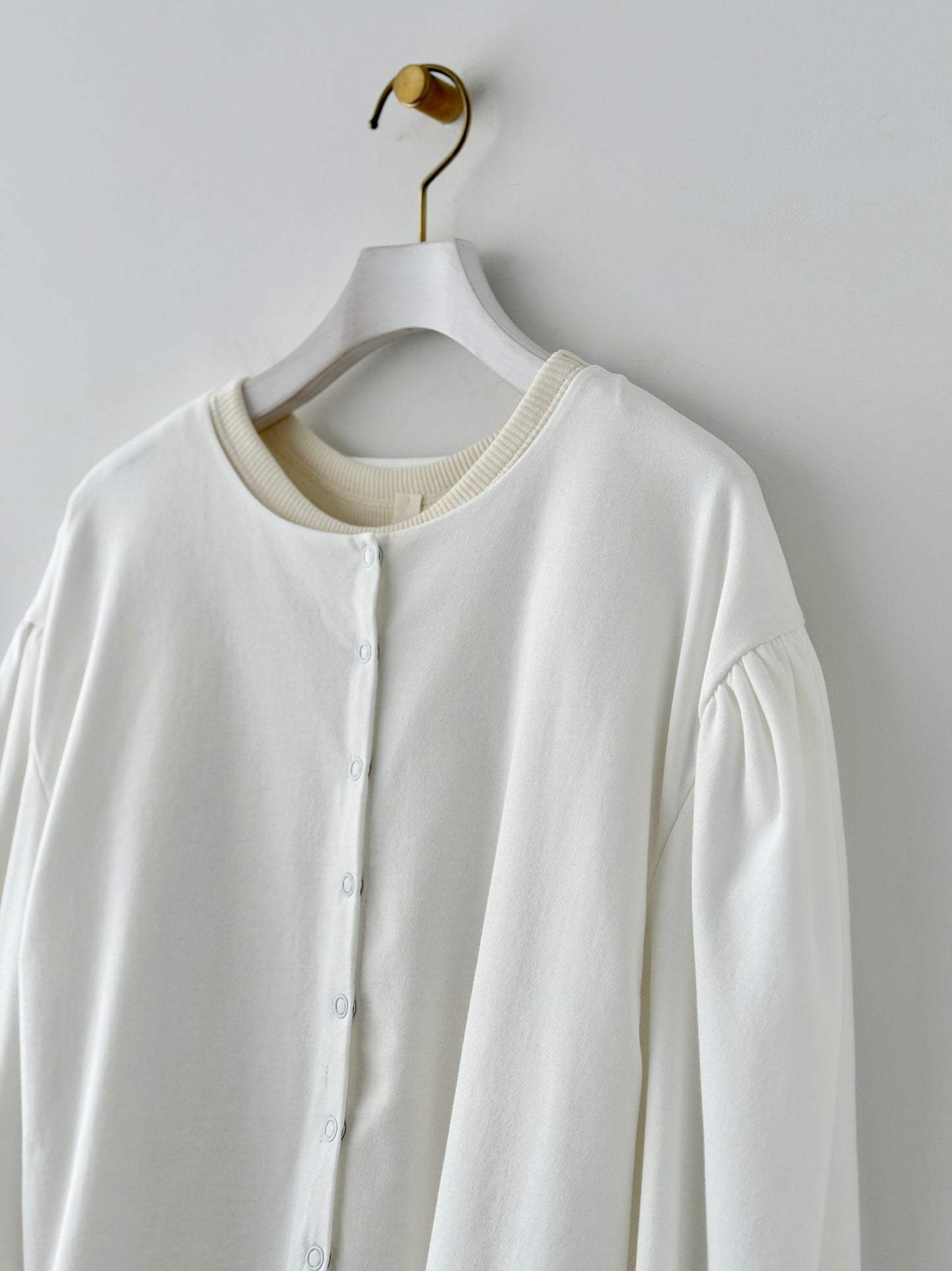 PUFF SLEEVE CARDIGAN Shida カーディガン 通販 取扱店