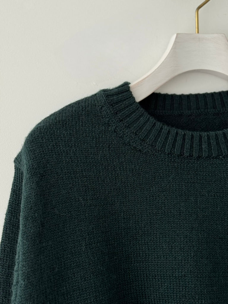 【DEADSTOCK YARN】Yonetomi SHETLAND WOOL SWEATER 通販 取扱店