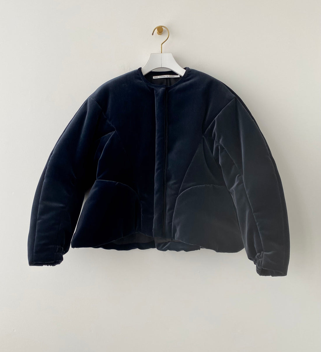 Velvet padded jacket