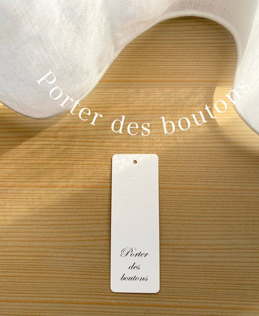 Porter des boutonsさん