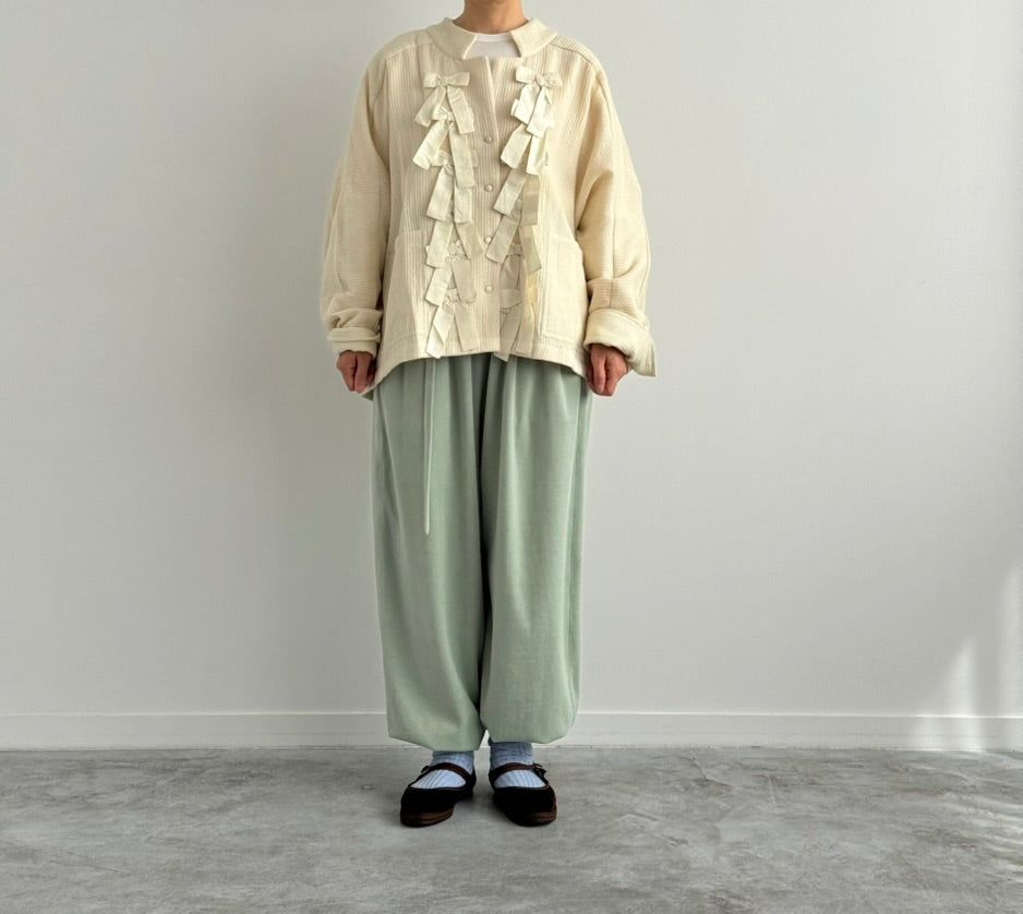 RIBBON RAGLAN JACKET
