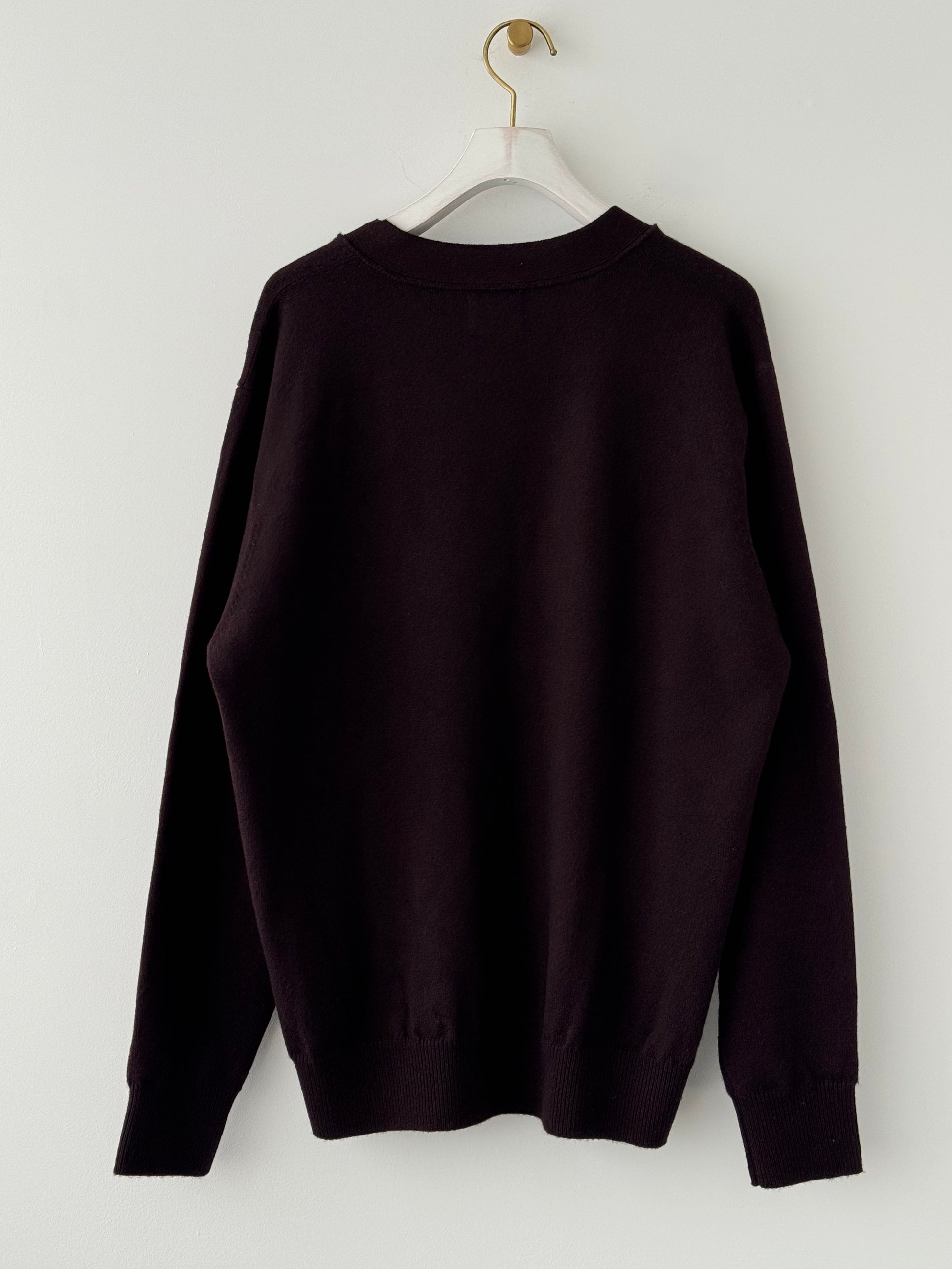 RIGID CASHMERE GARMENT DYED SWEATER C/D  Yonetomi 米富繊維　カシミヤ　通販　取扱店