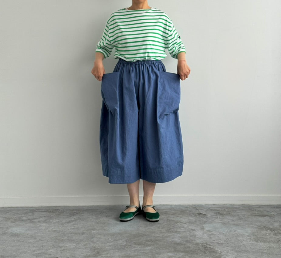 BIG POCKET CULOTTES (BLUE)