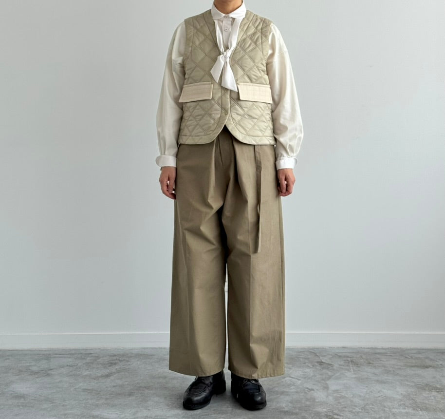 ITALYキルトのジレ