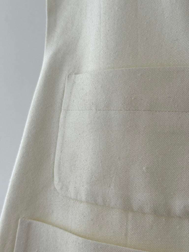 SILK CUPRA TWEED VEST
