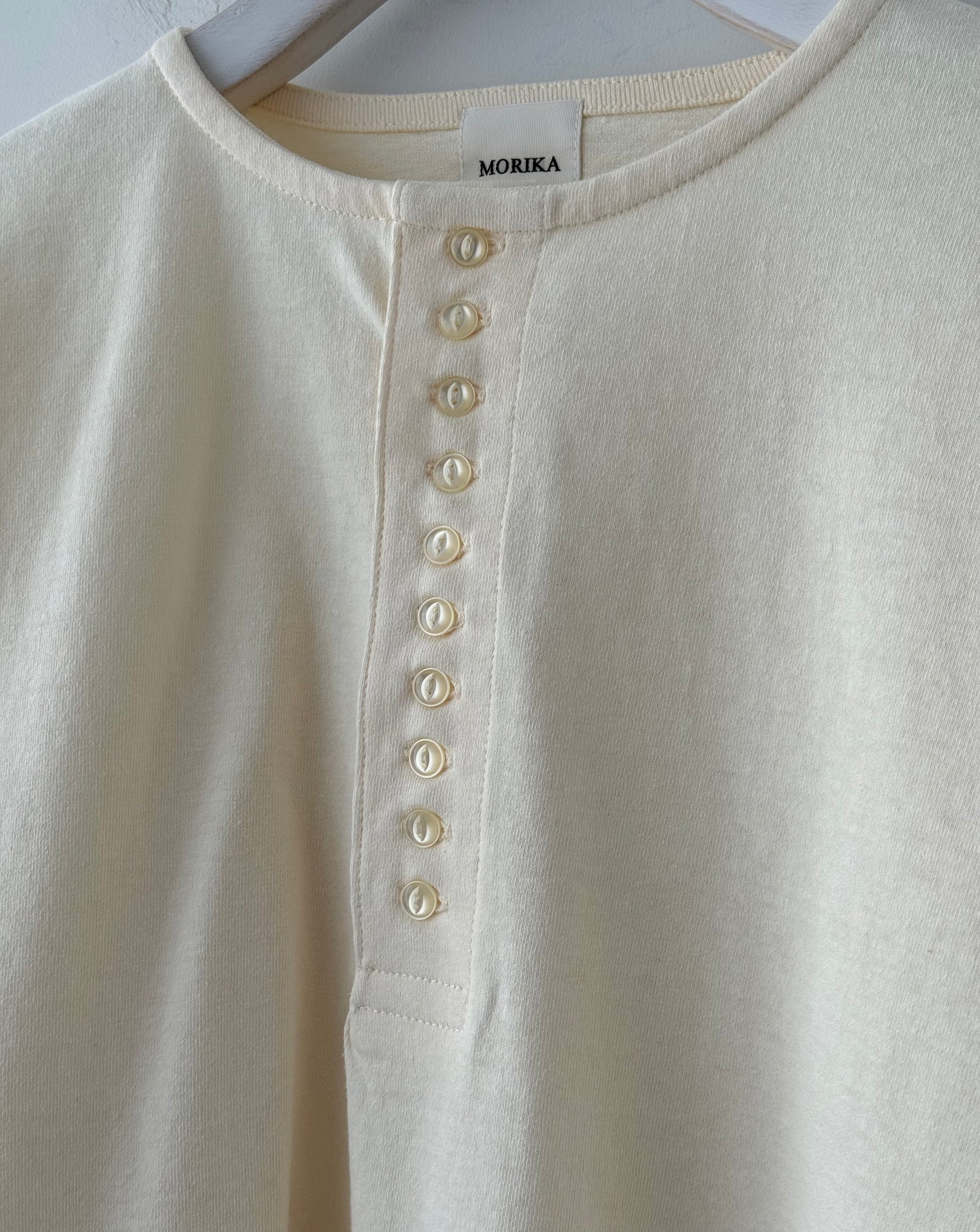 10 BUTTON TEE　MORIKA カットソー　通販　取扱店