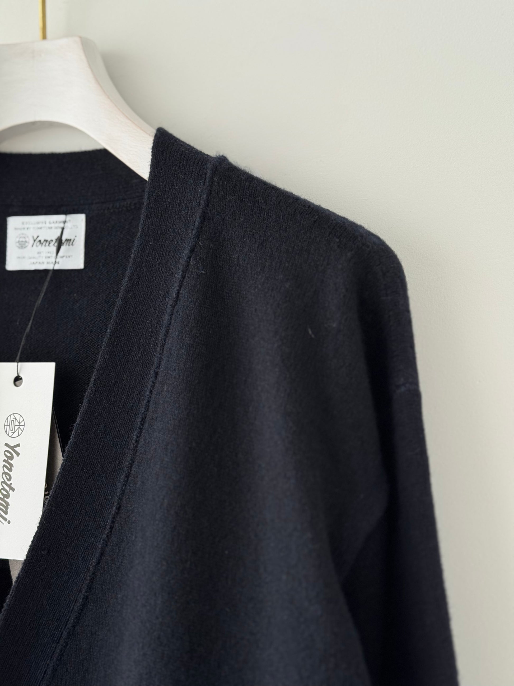 RIGID CASHMERE GARMENT DYED SWEATER C/D  Yonetomi 米富繊維　カシミヤ　通販　取扱店