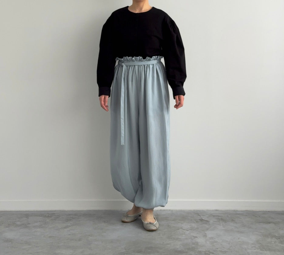ATTACHMENT PANTS  (CUPRA) アタッチメントパンツ TENNE HANDCRAFTED MODERN　通販　取扱店　light blue 着画