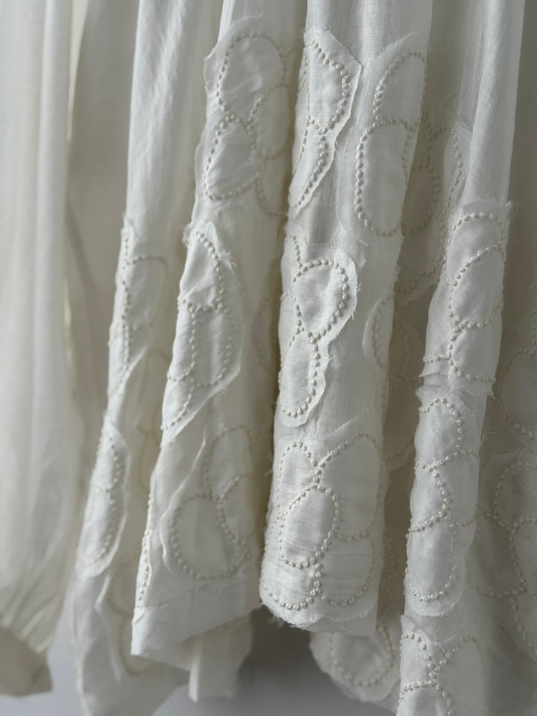 FLOWER RIBBON BLOUSE