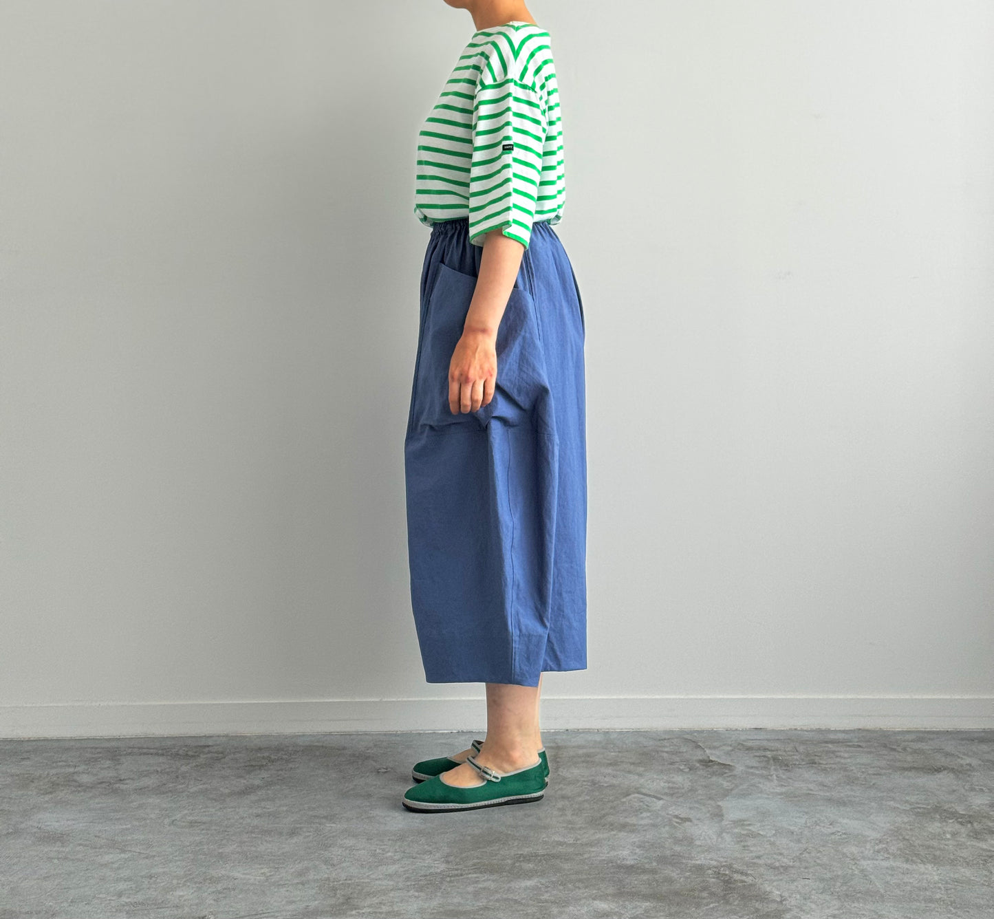 BIG POCKET CULOTTES (BLUE)