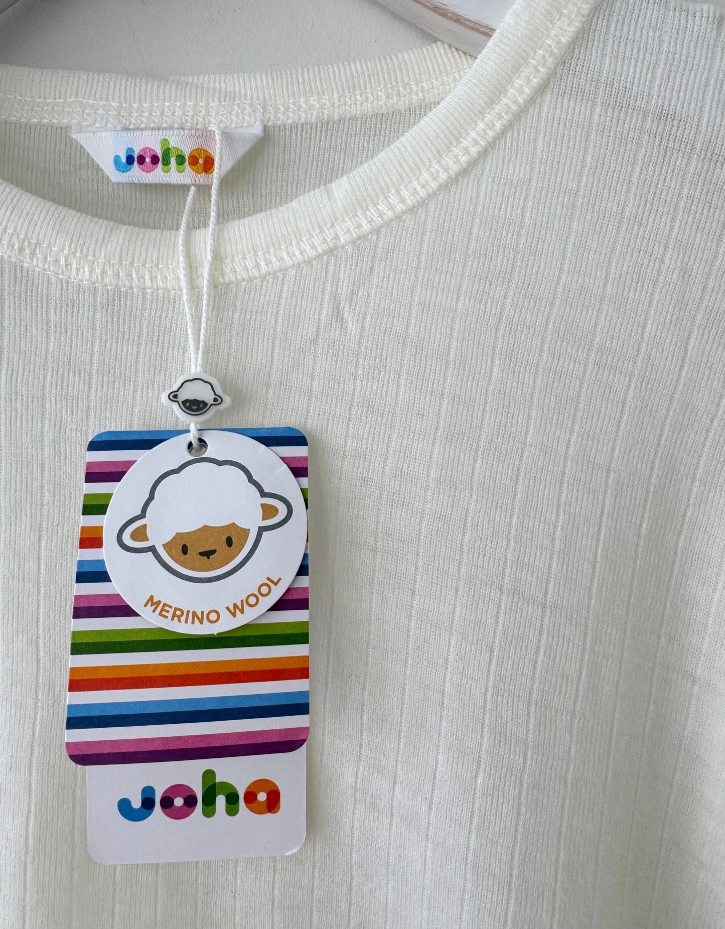 WOOL KIDS BASIC  BLOUSE (150)　JOHA 　ヨハ　キッズサイズ　ウールインナー 長袖　通販　取扱店