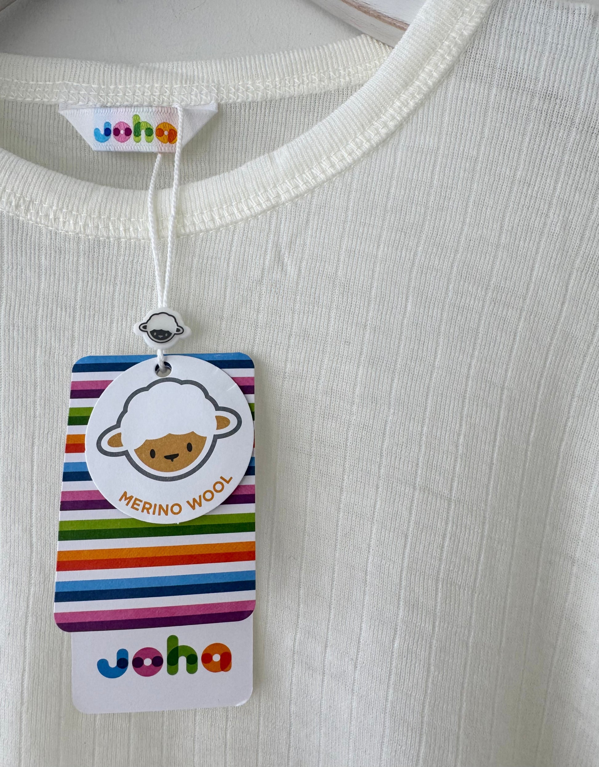 WOOL KIDS BASIC  BLOUSE (150)　JOHA 　ヨハ　キッズサイズ　ウールインナー 長袖　通販　取扱店