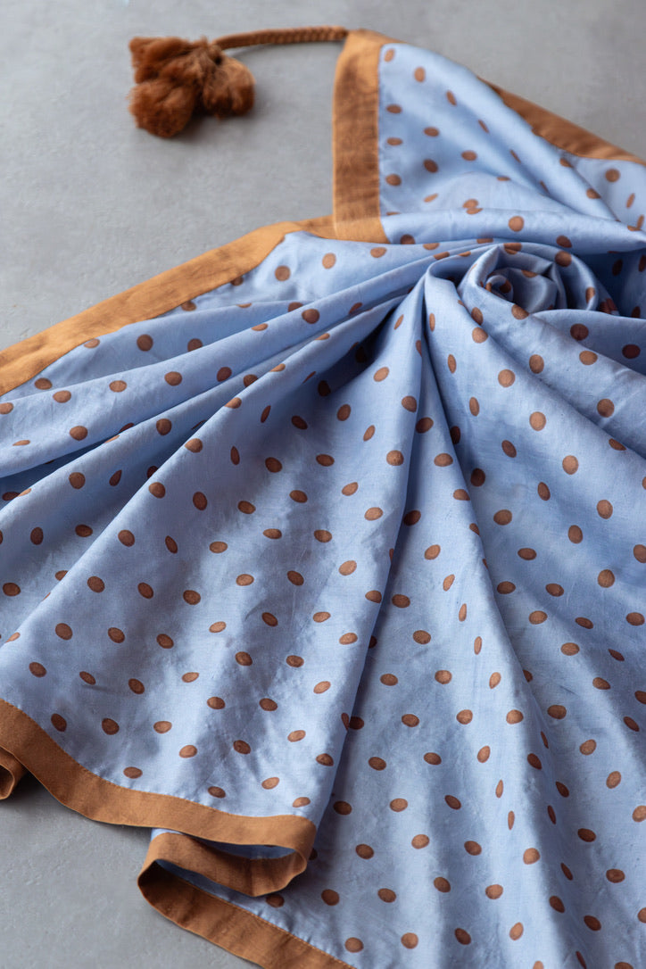 Khadi Scarf (Polka dots)　BUNON ブノン　スカーフ　通販　取扱店
