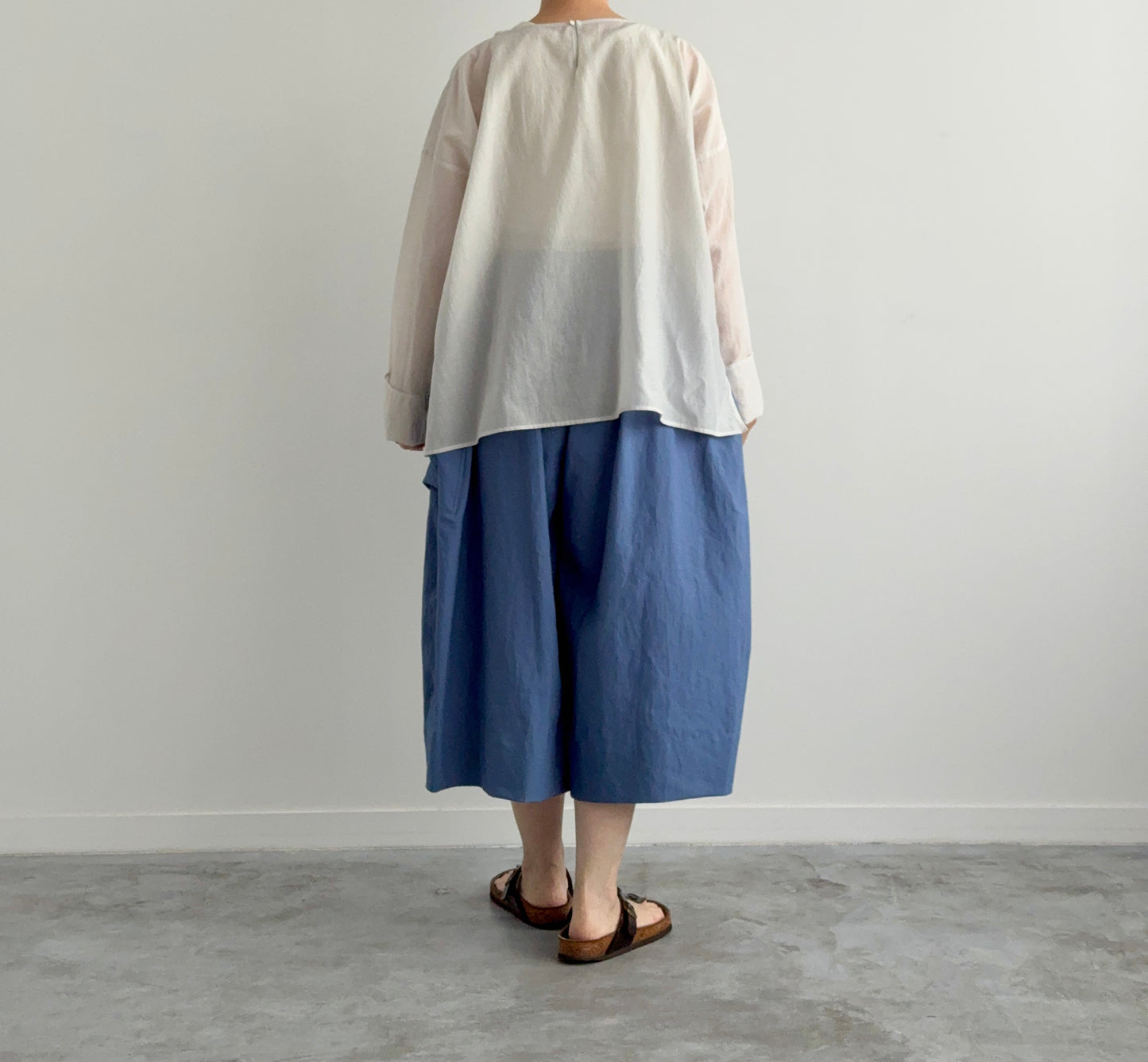 BIG POCKET CULOTTES (BLUE)