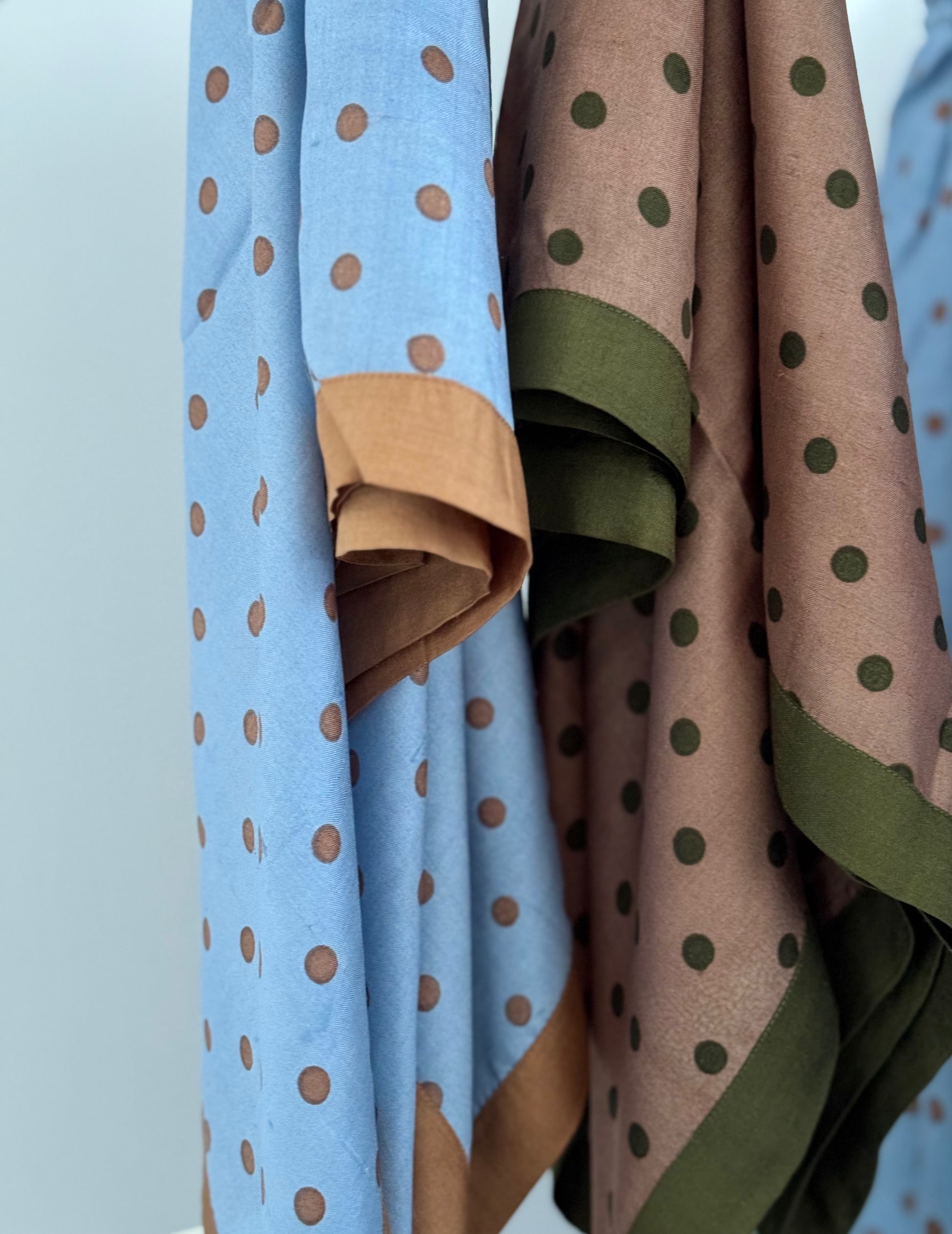 Khadi Scarf (Polka dots)　BUNON ブノン　スカーフ　通販　取扱店