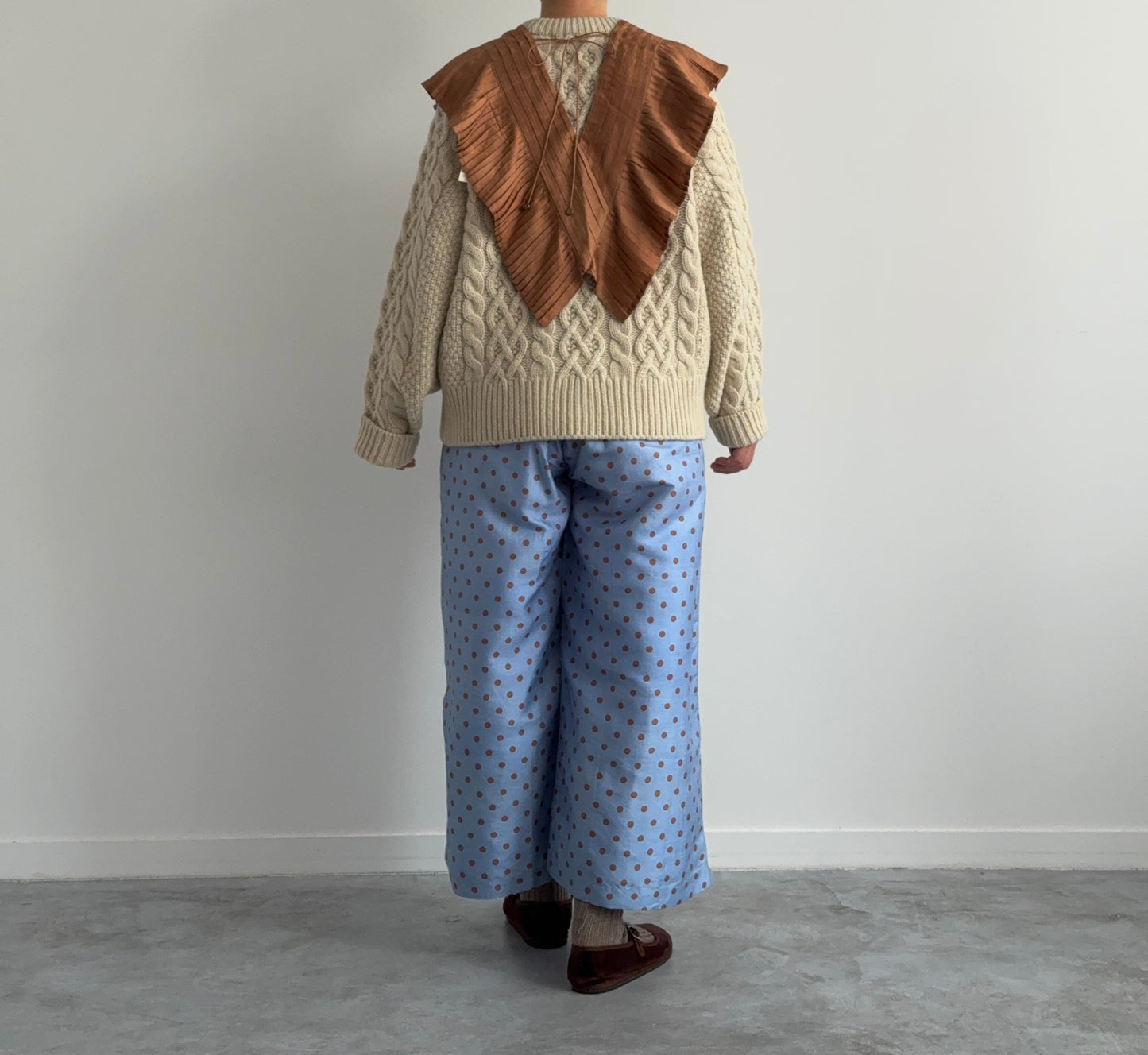 TUCK PANTS ( POLKA DOTS)　BUNON ドット柄パンツ　通販　取扱店