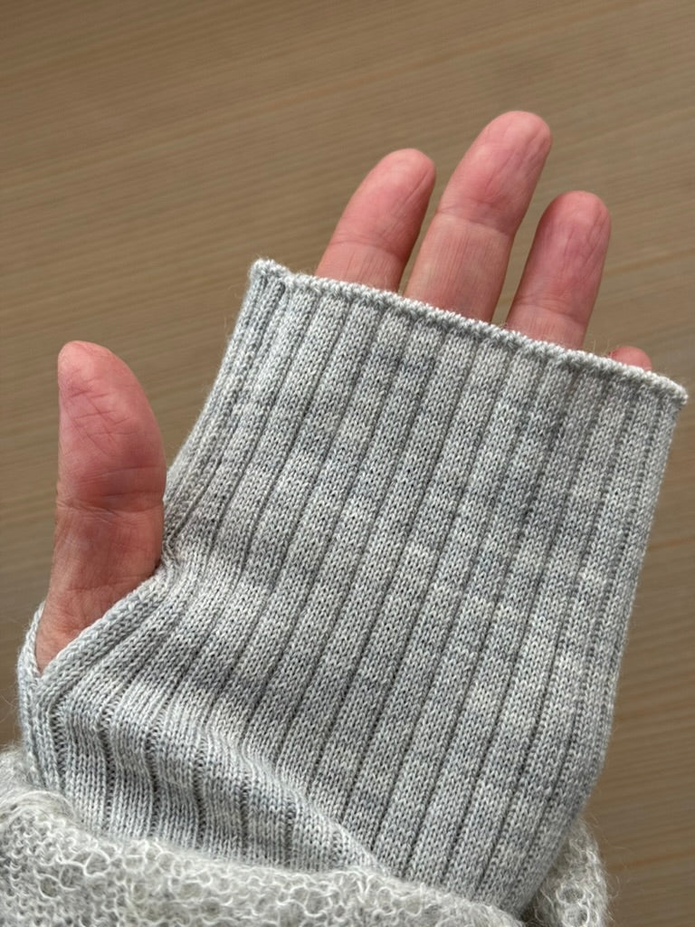 MOHAIR フリルリストウォーマー