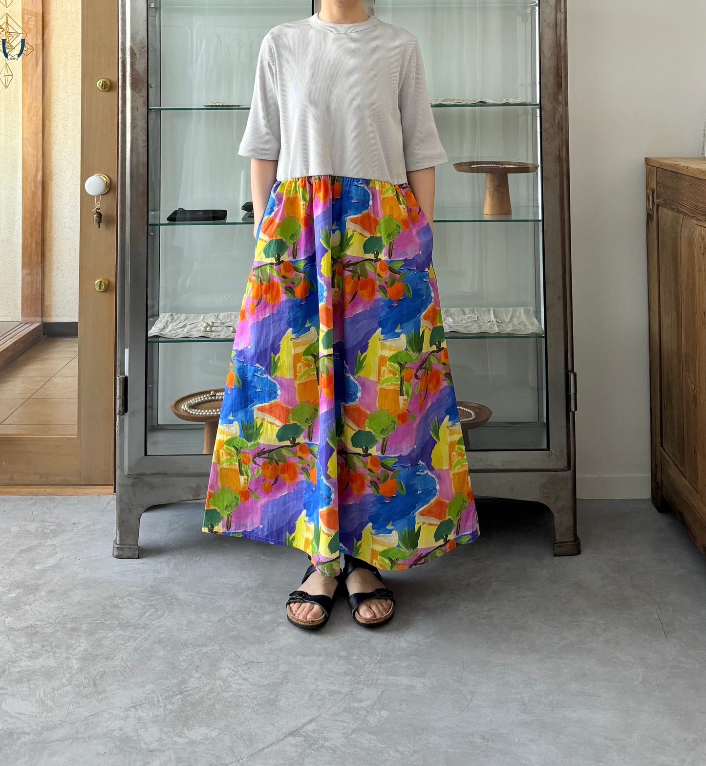 コンビネーションROBE (プリント）CHEVA plus ワンピース　通販　取扱店