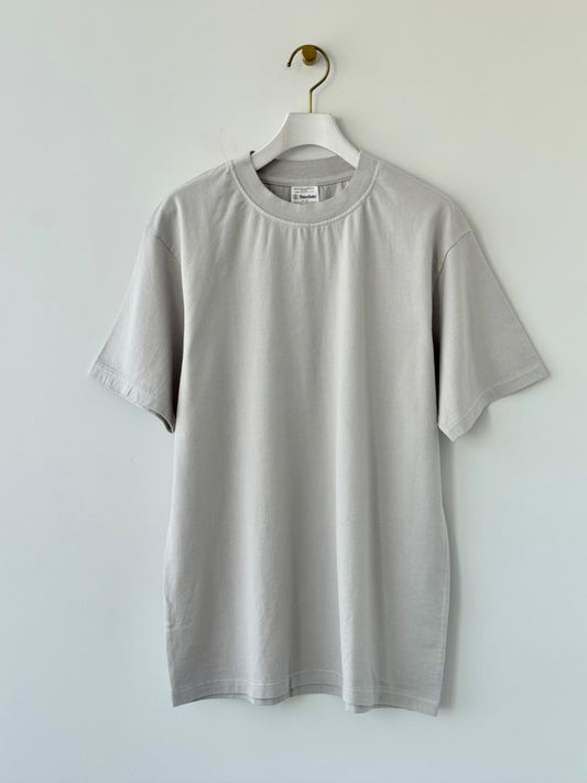 GARMENT DYED SOLID T-SHIRT Yonetomi 米富繊維　Tシャツ　通販　取扱店 商品画像　正面