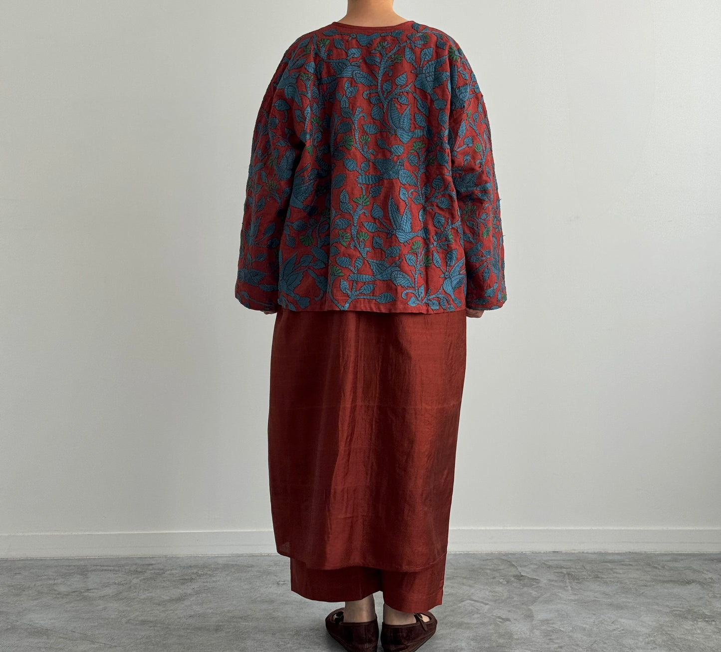 BIRDS EMBROIDERY BLOUSON