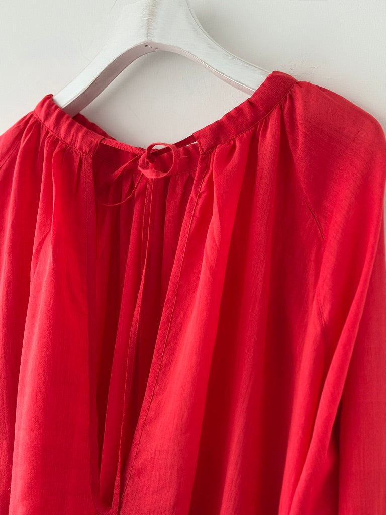FLOWER RIBBON BLOUSE