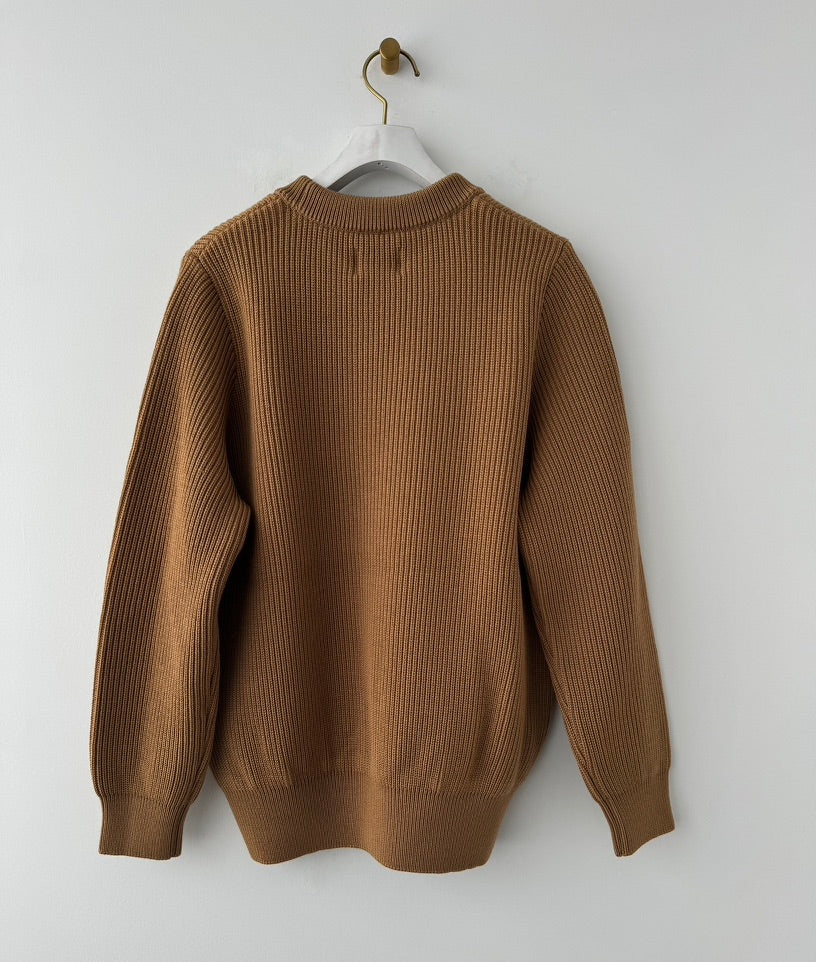 EX FINE WOOL RIB KNIT PULLOVER　Yonetomi 米富繊維 ニット　通販　取扱店