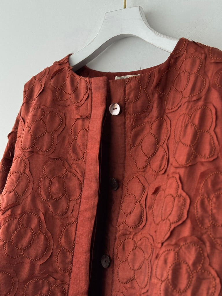 FLOWER QUILTING BLOUSON