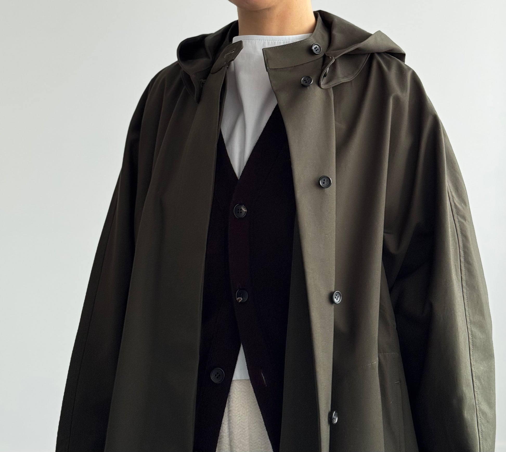 RIGID CASHMERE GARMENT DYED SWEATER C/D  Yonetomi 米富繊維　カシミヤ　通販　取扱店
