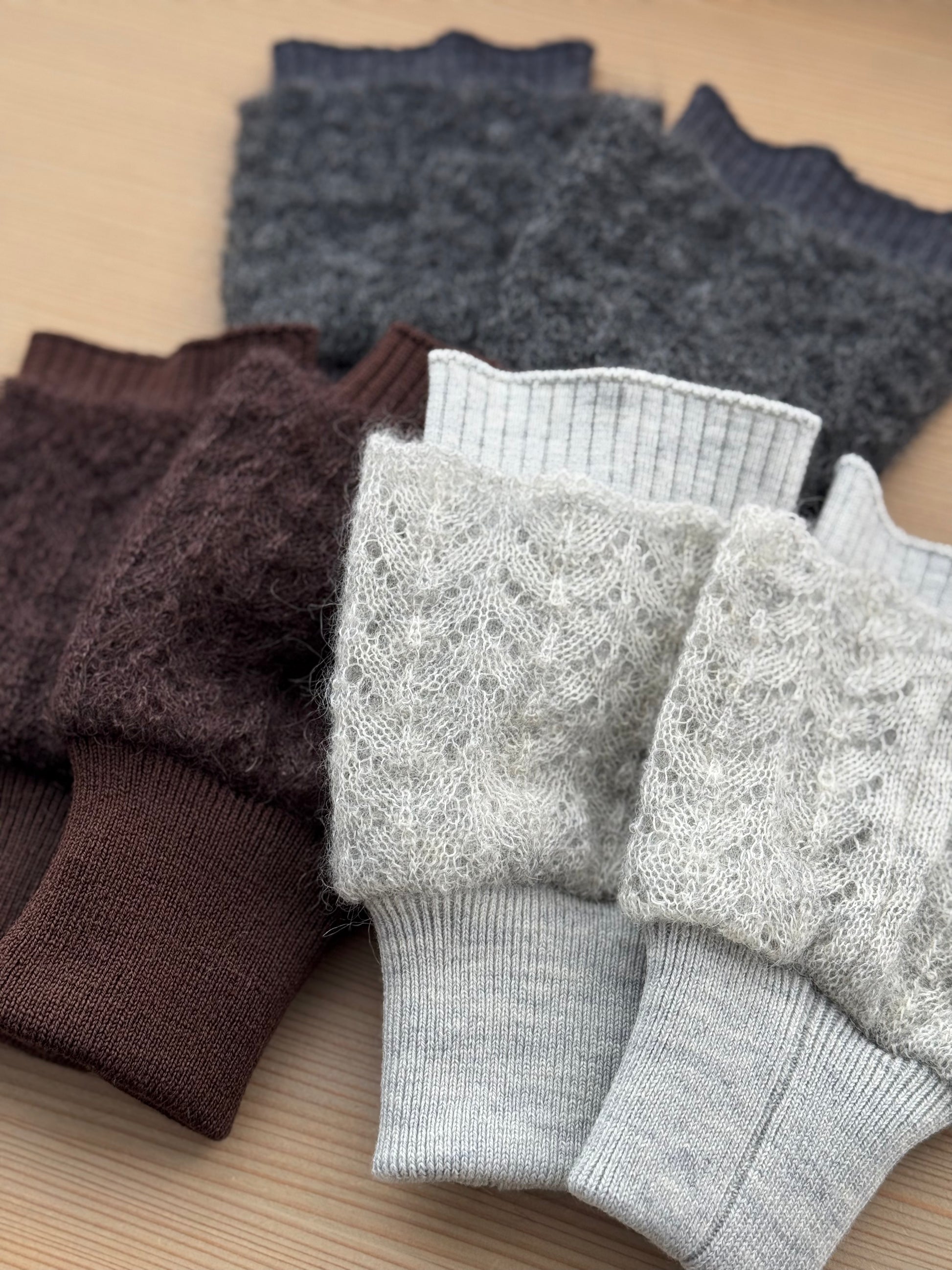 MOHAIR フリルリストウォーマー　Porter des boutons　ポルテデブトン　商品画像