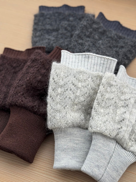 MOHAIR フリルリストウォーマー　Porter des boutons　ポルテデブトン　商品画像