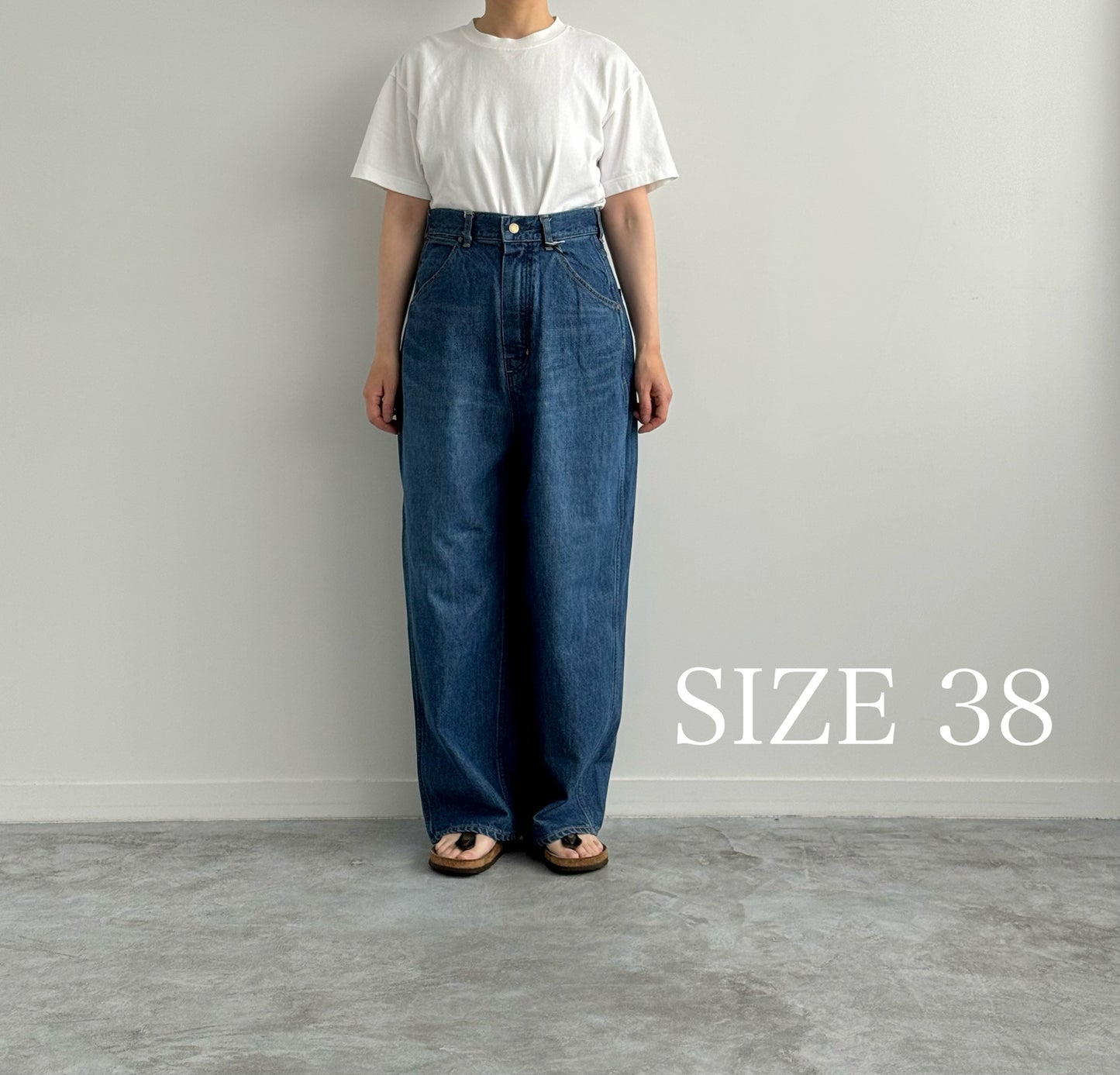 BAGGY DENIM (VINTAGE WASH) MORIKA 通販　取扱店　着画  38