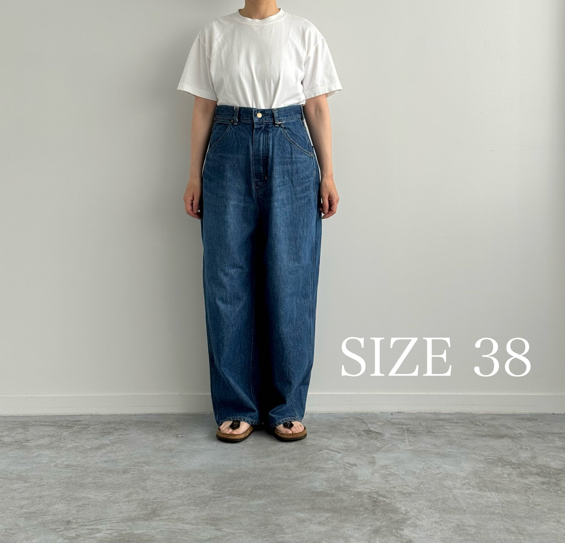 BAGGY DENIM (VINTAGE WASH) MORIKA 通販　取扱店　着画  38