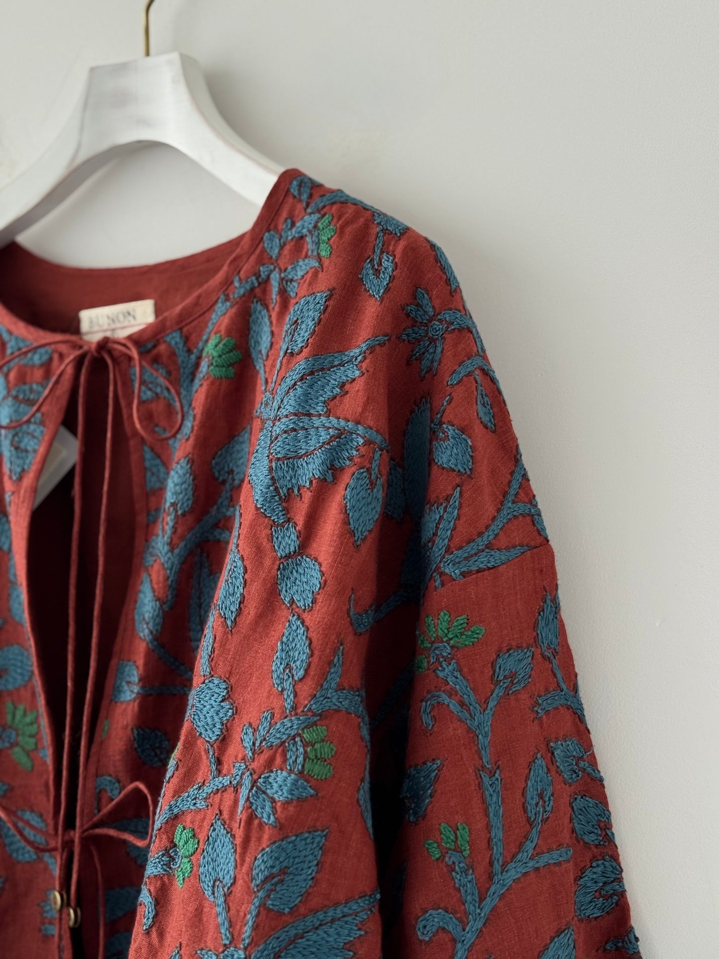 BIRDS EMBROIDERY BLOUSON