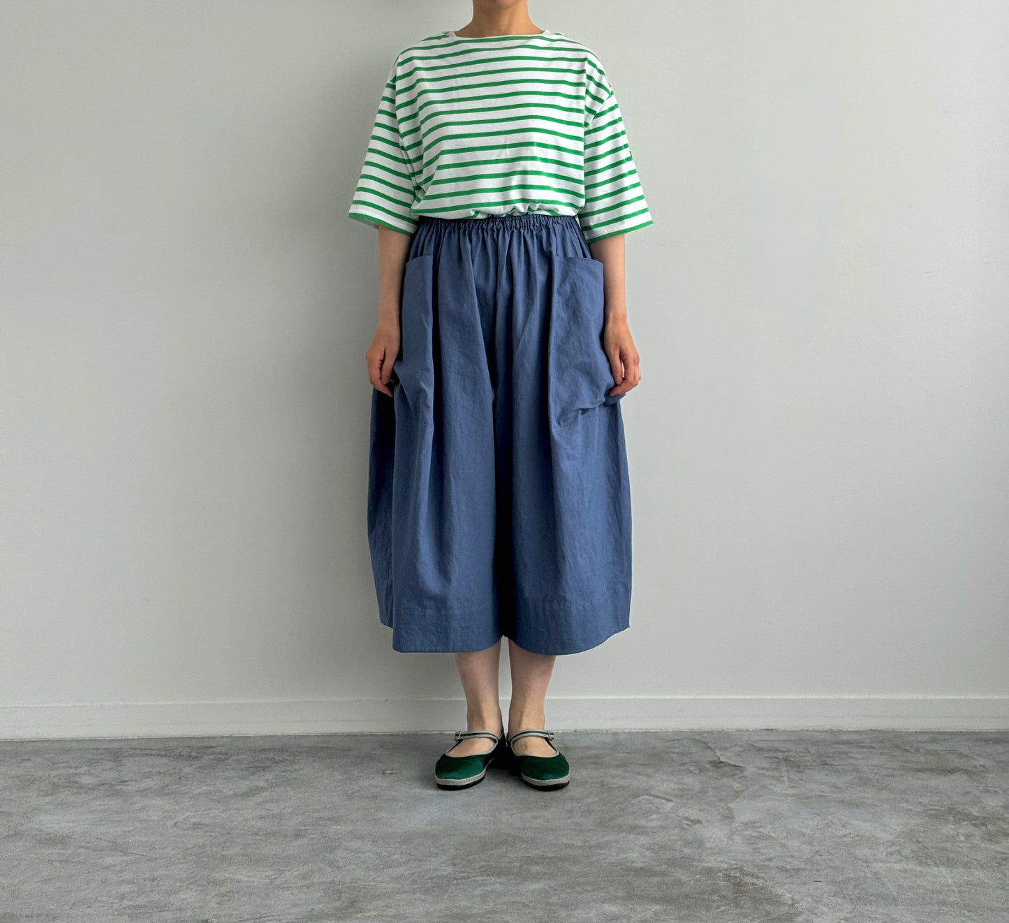 BIG POCKET CULOTTES (BLUE)