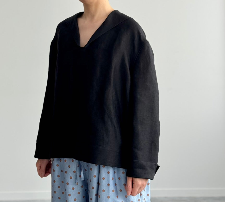 SAILOR PULLOVER　セーラープルオーバー　TENNE HANDCRAFTED MODERN　通販　取扱店　着画　アップ