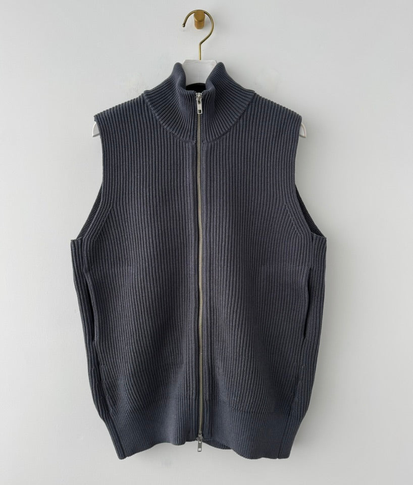 MERCERIZED COTTON RIB KNIT V/T　ベスト　Yonetomi　米富繊維　通販　取扱店