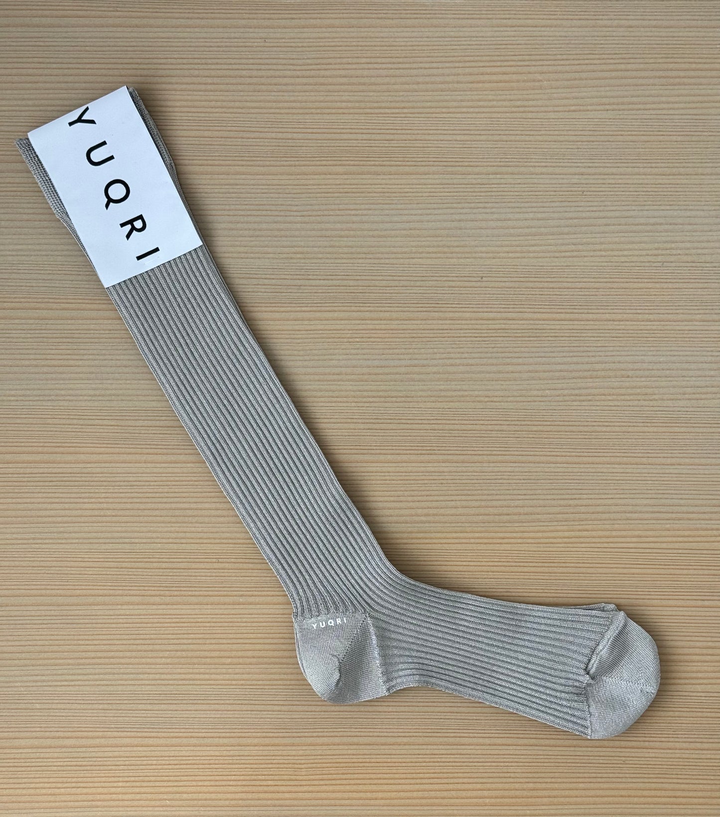 SCHICKEST LONG　靴下　SOCKS　YUQRI　ユクリ　GREY