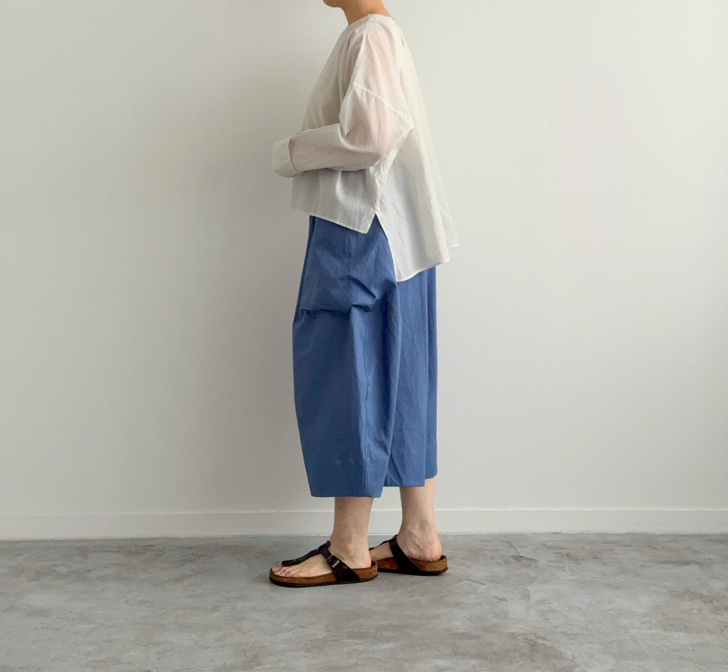 BIG POCKET CULOTTES (BLUE)