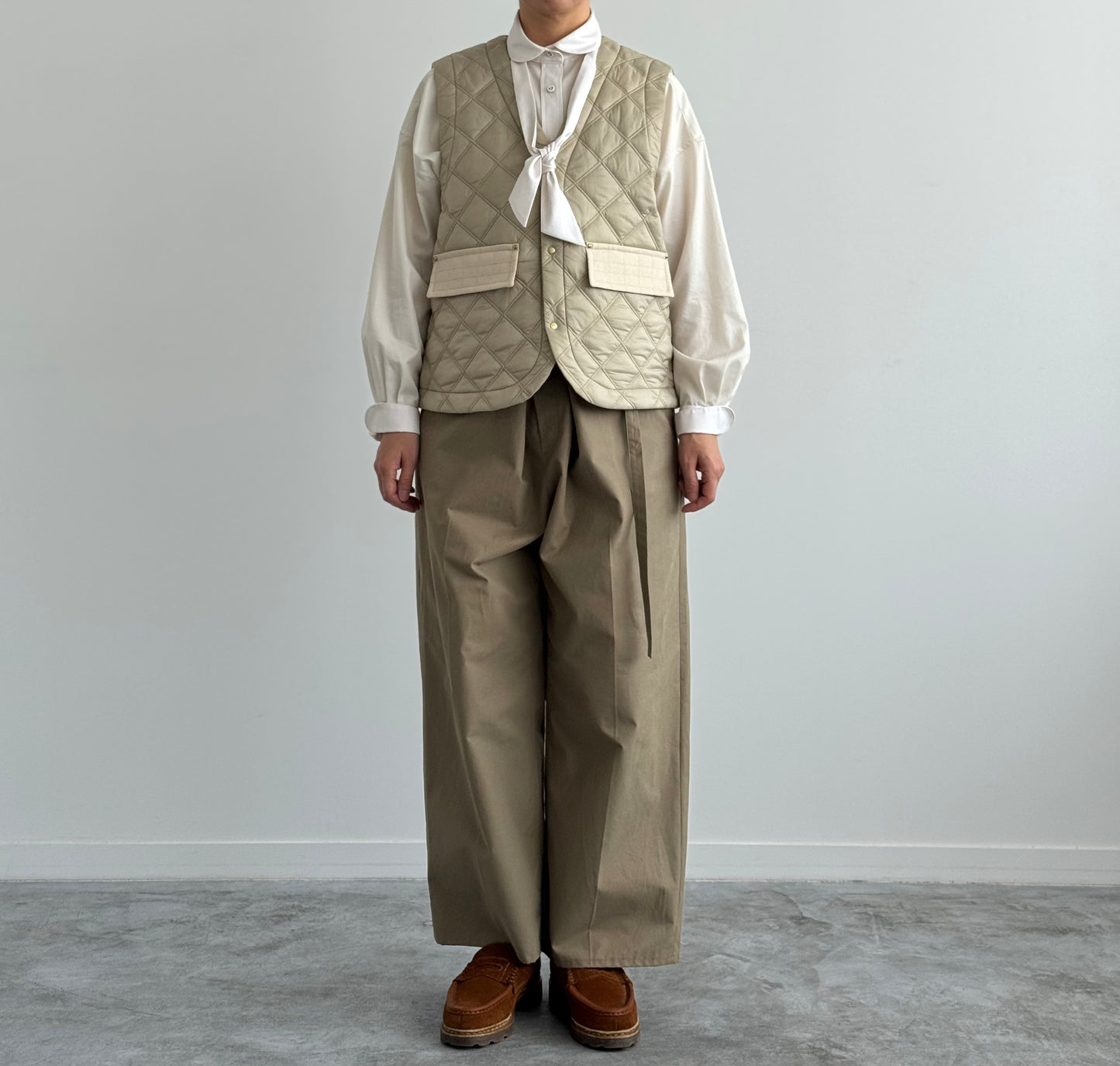 ITALYキルトのジレ