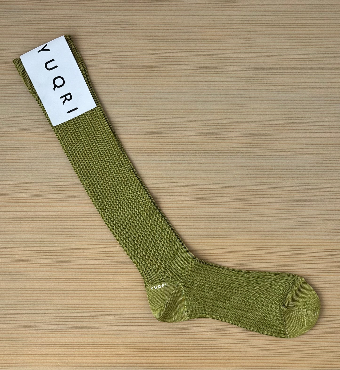 SCHICKEST LONG　靴下　SOCKS　YUQRI　ユクリ　GREEN