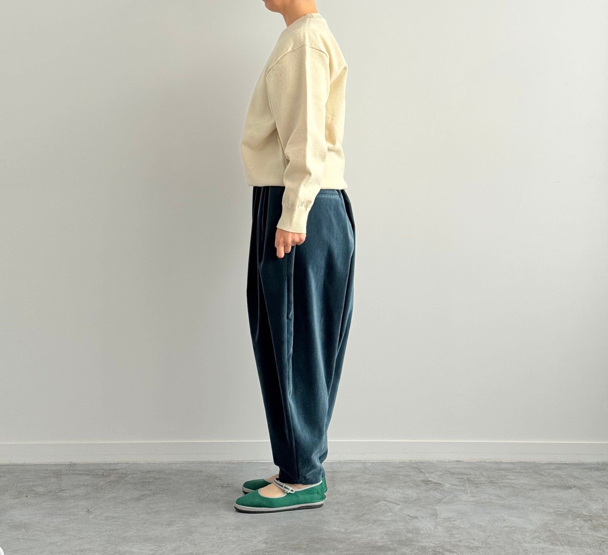 RIGID CASHMERE SWEATER P/O ( RAW ) Yonetomi  カシミヤ　米富繊維　通販　取扱店