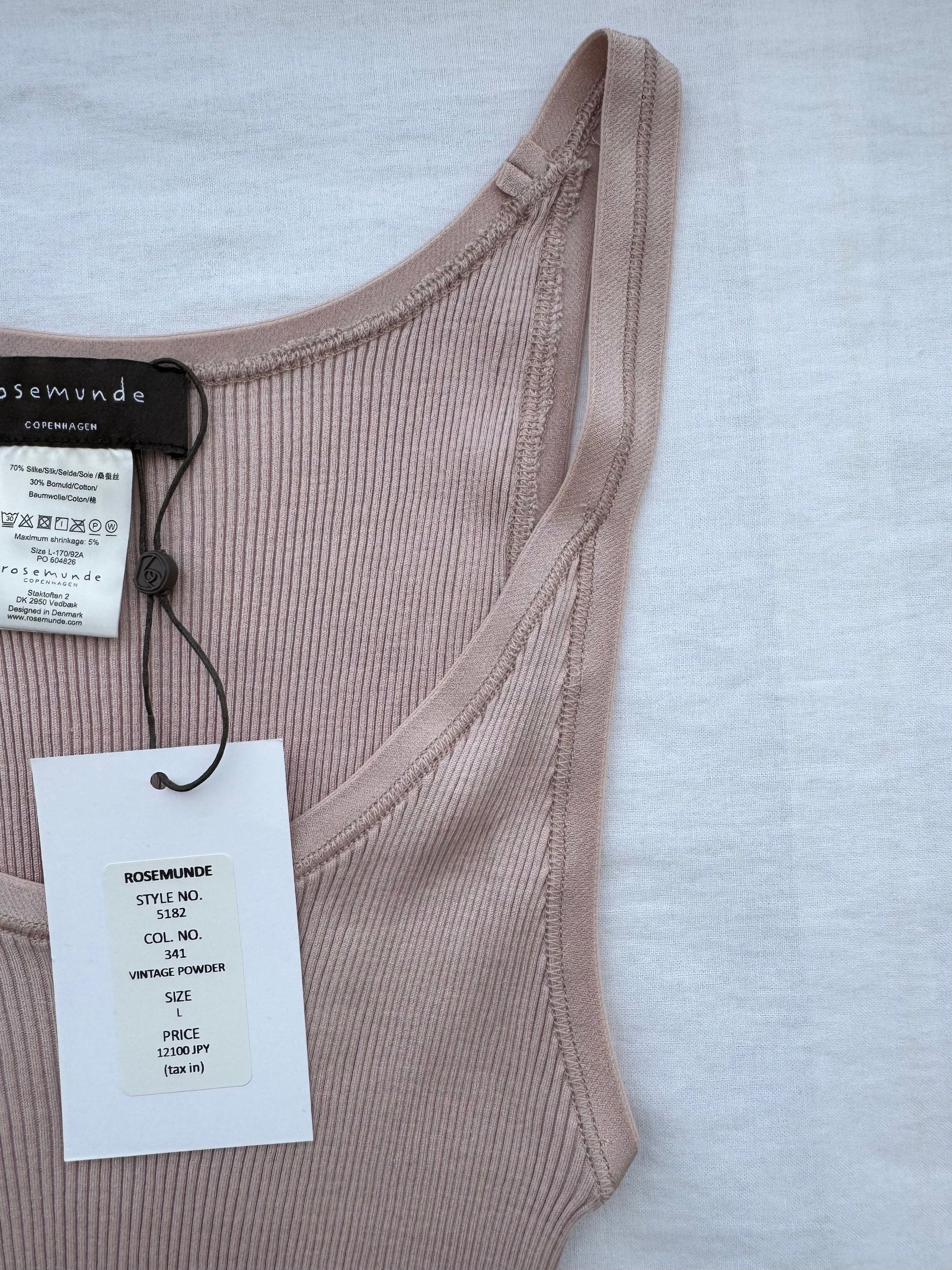 5182 SILK TOP　ROSEMUNDE タンクトップ　通販　取扱店