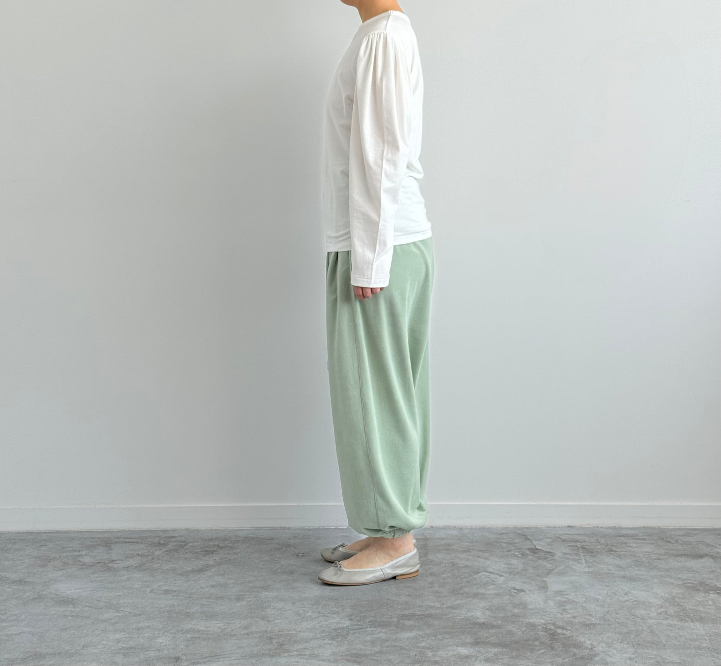 PUFF SLEEVE LONG T-SHIRT
