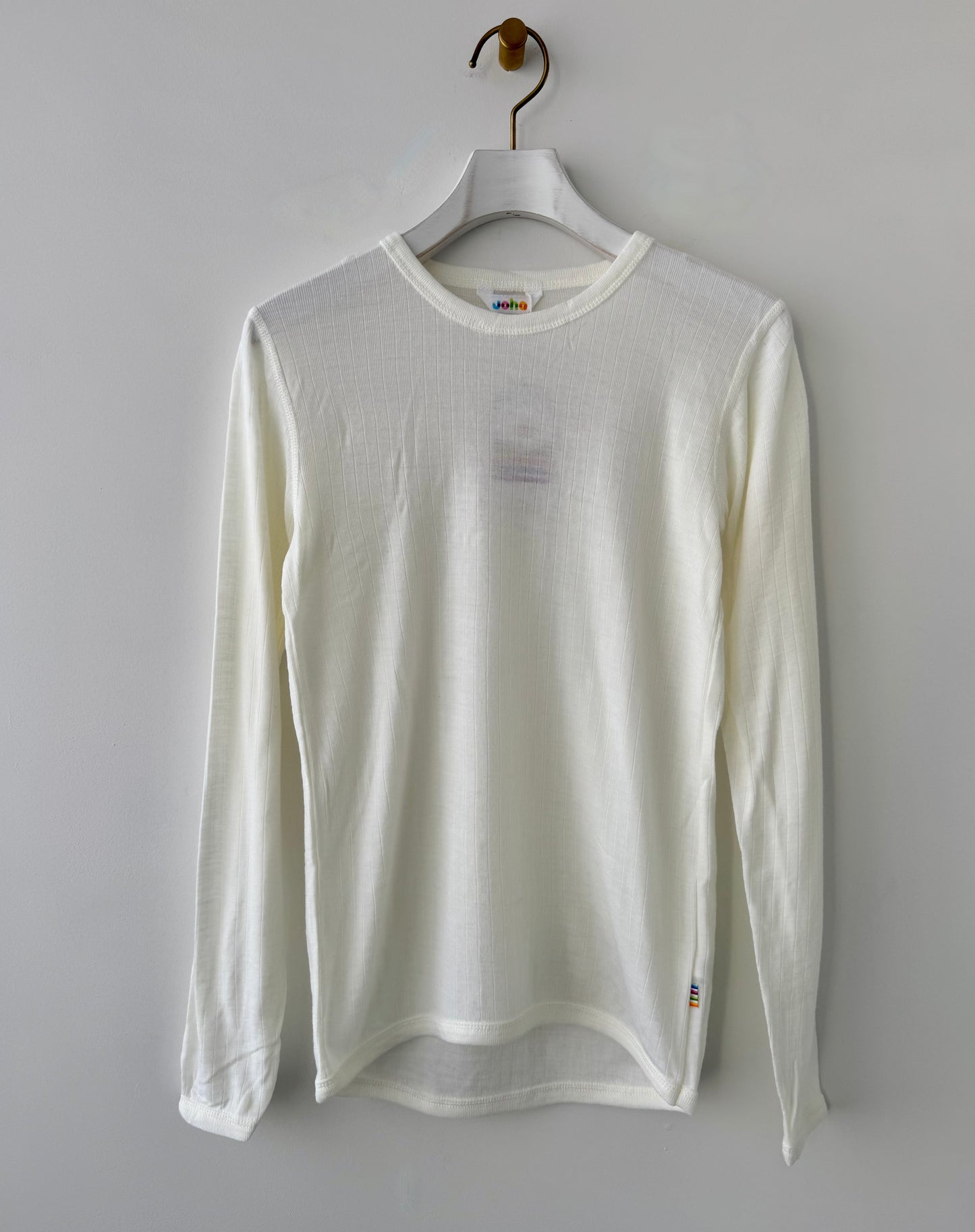 WOOL KIDS BASIC  BLOUSE (150)　JOHA 　ヨハ　キッズサイズ　ウールインナー 長袖　通販　取扱店