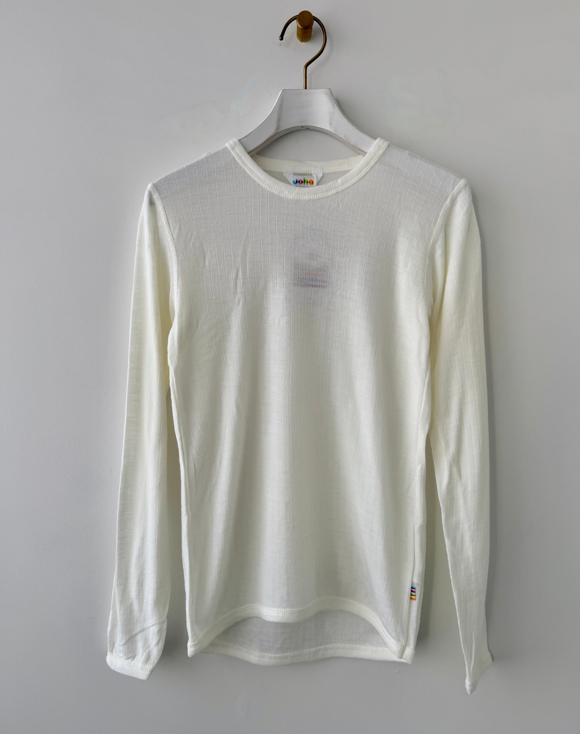 WOOL KIDS BASIC  BLOUSE (150)　JOHA 　ヨハ　キッズサイズ　ウールインナー 長袖　通販　取扱店
