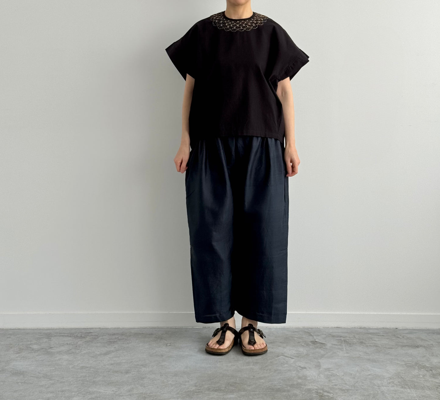 Embroidery Woven-T　BUNON ブノン　ブラウス　通販　取扱店