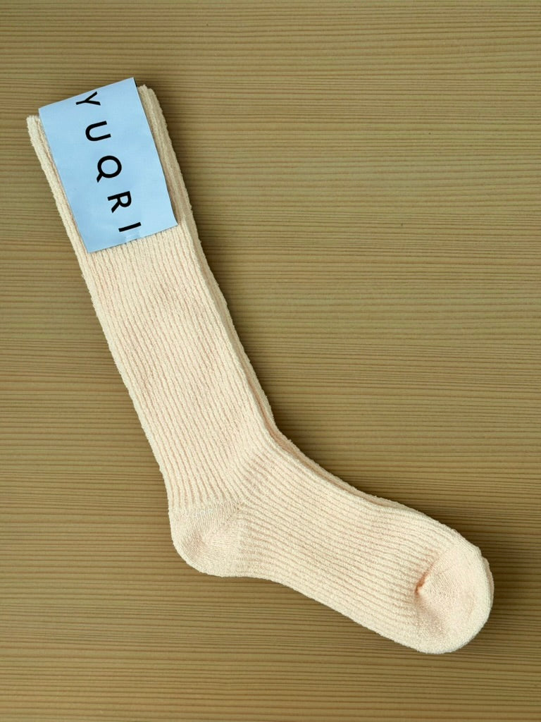 CRISPY　クリスピー　靴下　YUQRI 　ユクリ　light pink