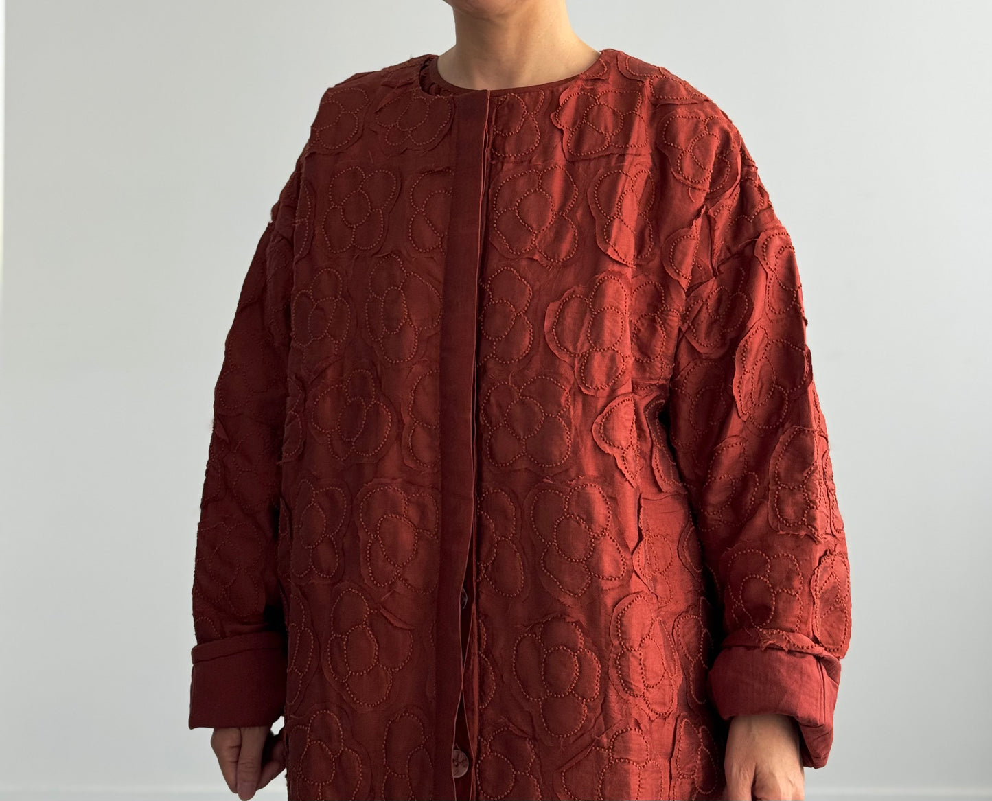 FLOWER QUILTING BLOUSON