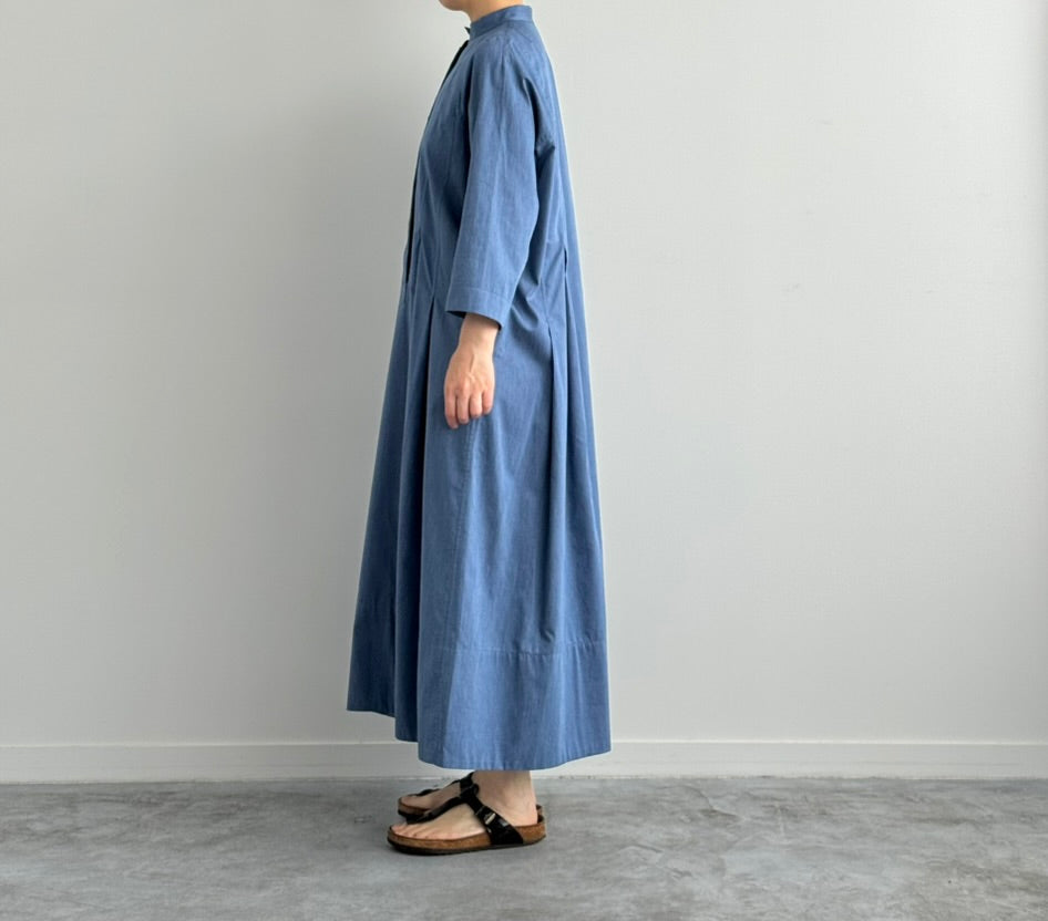 7SLEEVEのクラシカルROBE CHEVAL plus　ワンピース　通販　取扱店　着画　横