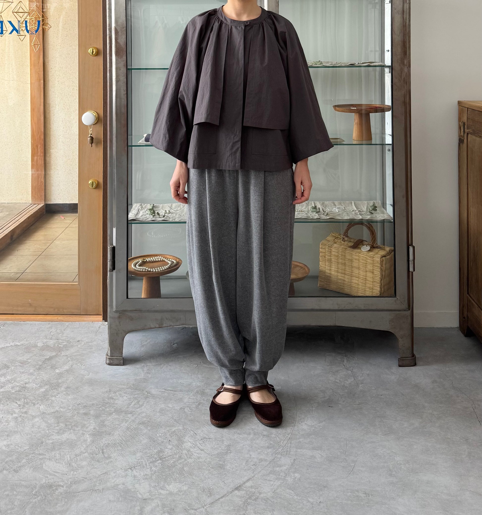 RIBBON PANTS (NAVY)　リボンパンツ　TENNE HANDCRAFTED MODERN　通販　取扱店